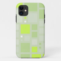 Abstrakte Kunst | Grüne graue Quadrate 2