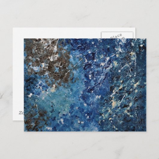 Abstrakte Kunst - Helvana Postkarte (Vorne/Hinten)