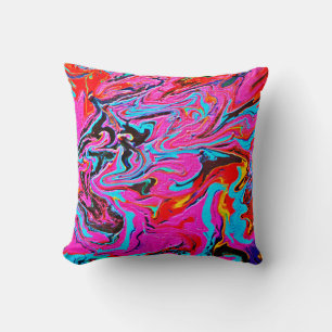 Abstrakte Kunst, Hintergrund, Handmalerei, Fluide  Kissen