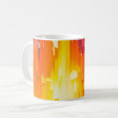 Abstrakte Kunst. Hintergrund mit hoher Auflösung, Kaffeetasse (Vorderseite Links)