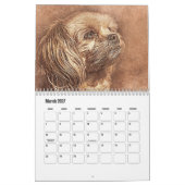 Abstrakte Kunst Hunde Kalender (Mär 2027)