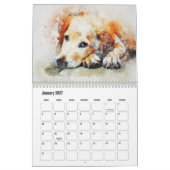 Abstrakte Kunst Hunde Kalender (Jan 2027)