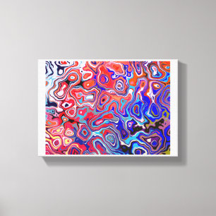 Abstrakte Kunst im Acryl-Guss-Stil Leinwanddruck