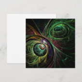 Abstrakte Kunst im Auge (Vorne/Hinten)