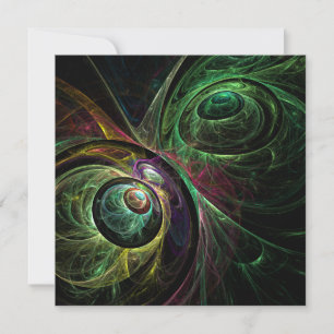 Abstrakte Kunst im Auge