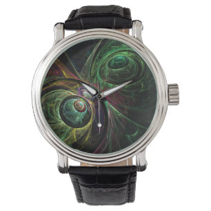 Abstrakte Kunst im Auge Armbanduhr