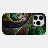 Abstrakte Kunst im Auge Case-Mate iPhone Hülle (Rückseite (Horizontal))