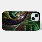 Abstrakte Kunst im Auge Case-Mate iPhone Hülle (Rückseite (Horizontal))