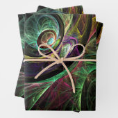 Abstrakte Kunst im Auge Geschenkpapier Set (Beispiel)