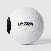 Abstrakte Kunst im Auge Golfball (Logo)