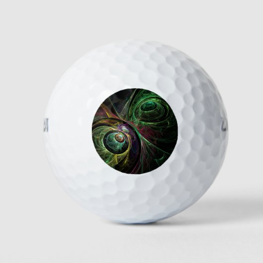 Abstrakte Kunst im Auge Golfball (Vorderseite)