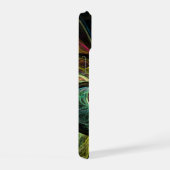 Abstrakte Kunst im Auge iPhone 15 Hülle (Rechte Seite)