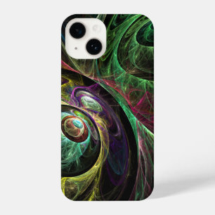 Abstrakte Kunst im Auge iPhone 14 Hülle