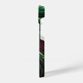 Abstrakte Kunst im Auge iPhone Hülle (Linke Seite)