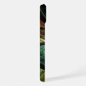 Abstrakte Kunst im Auge iPhone Hülle (Rechte Seite)