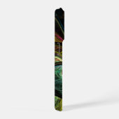 Abstrakte Kunst im Auge iPhone Hülle (Rechte Seite)