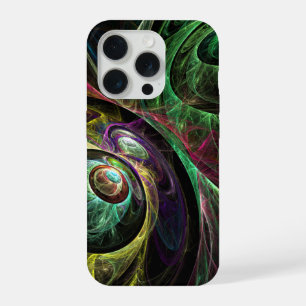 Abstrakte Kunst im Auge iPhone 15 Pro Hülle