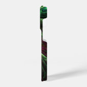 Abstrakte Kunst im Auge iPhone Hülle (Linke Seite)