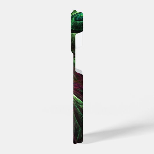 Abstrakte Kunst im Auge iPhone Hülle (Linke Seite)