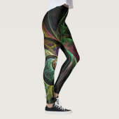 Abstrakte Kunst im Auge Leggings (Rechts)