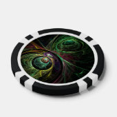 Abstrakte Kunst im Auge Pokerchips (Einzeln)