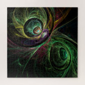 Abstrakte Kunst im Auge Puzzle (Horizontal)