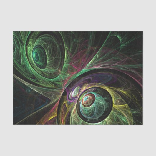 Abstrakte Kunst im Auge Seidenpapier (Vorderseite)