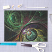 Abstrakte Kunst im Auge Seidenpapier (Handwerk)