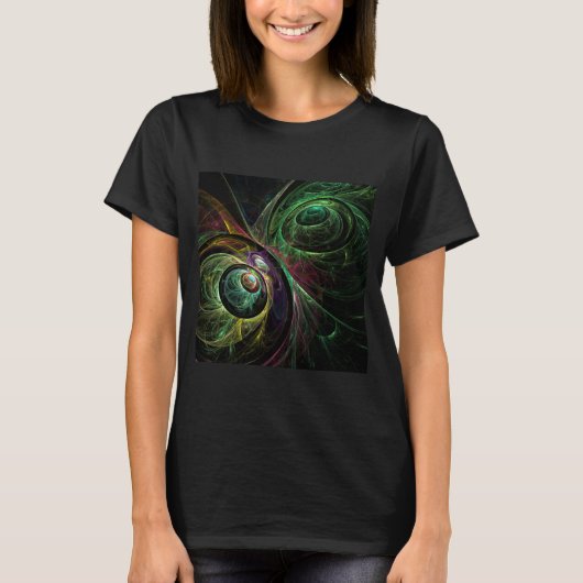 Abstrakte Kunst im Auge T-Shirt (Vorderseite)