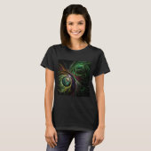 Abstrakte Kunst im Auge T-Shirt (Vorne ganz)