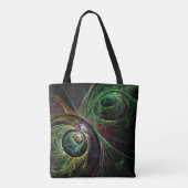 Abstrakte Kunst im Auge Tasche (Rückseite)
