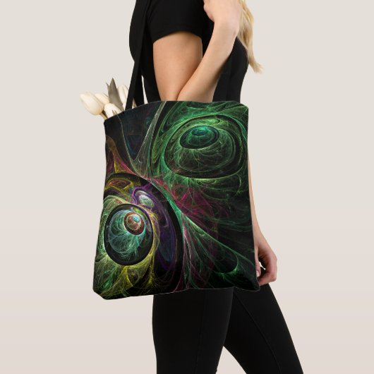 Abstrakte Kunst im Auge Tasche (Von Nahem)