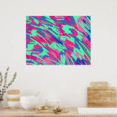 Abstrakte Kunst im Frühjahr gewartet Poster (Küche)