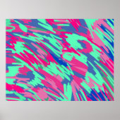 Abstrakte Kunst im Frühjahr gewartet Poster (Vorne)