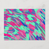 Abstrakte Kunst im Frühjahr gewartet Postkarte (Vorderseite)