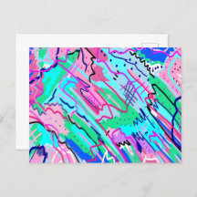 Abstrakte Kunst im Frühling