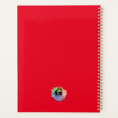 Abstrakte Kunst im Heartbeat Design Planer (Rückseite)