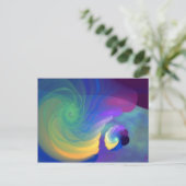 Abstrakte Kunst im Leben Postkarte (Stehend Vorderseite)