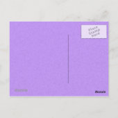 Abstrakte Kunst im Leben Postkarte (Rückseite)