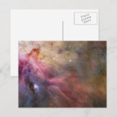 Abstrakte Kunst im Orionnebel Postkarte (Vorne/Hinten)