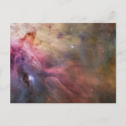 Abstrakte Kunst im Orionnebel Postkarte (Vorderseite)