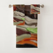 Abstrakte Kunst im Südwesten Badhandtuch Set (Insitu)