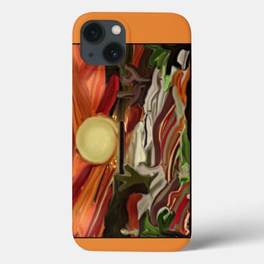 Abstrakte Kunst im Südwesten Case-Mate iPhone Hülle (Rückseite)