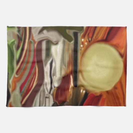 Abstrakte Kunst im Südwesten Geschirrtuch (Horizontal)