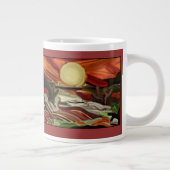 Abstrakte Kunst im Südwesten Jumbo-Tasse (Rechts)