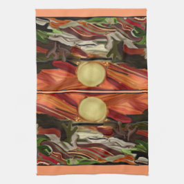 Abstrakte Kunst im Südwesten Küchentuch