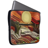 Abstrakte Kunst im Südwesten Laptopschutzhülle (Vorne Rechts)