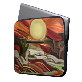 Abstrakte Kunst im Südwesten Laptopschutzhülle