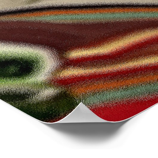 Abstrakte Kunst im Südwesten Poster (Ecke)