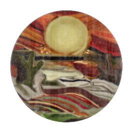 Abstrakte Kunst im Südwesten Schneidebrett